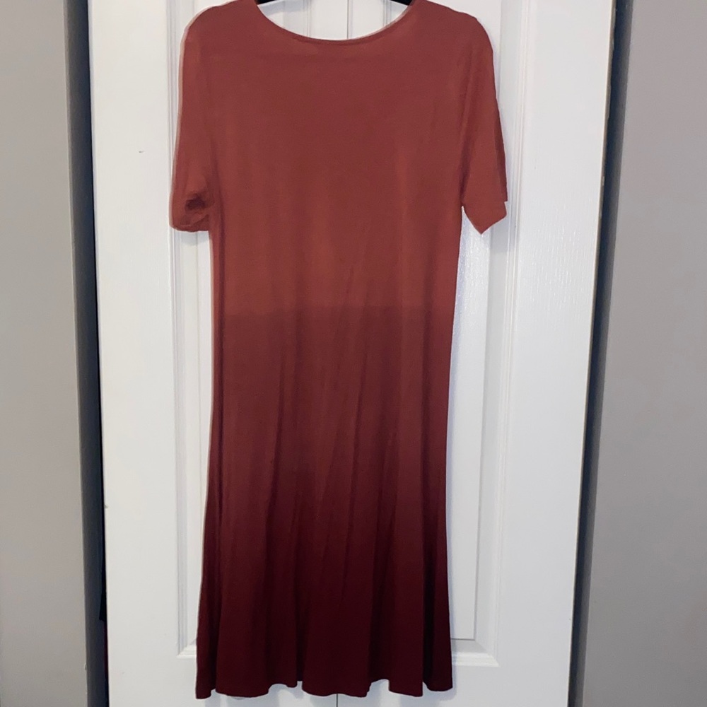 Denver Hayes Rust Midi Dress - Picture 5 of 5